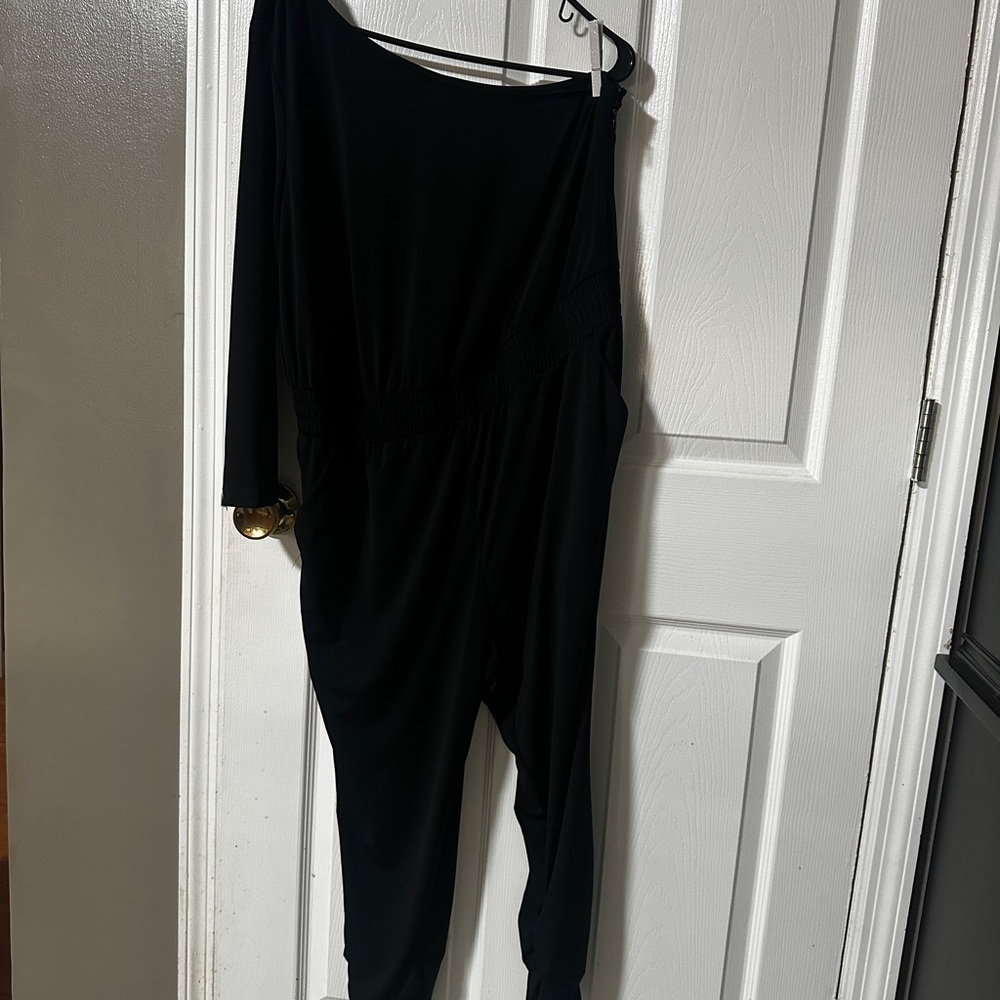 Torrid Black Off-Shoulder Jumpsuit